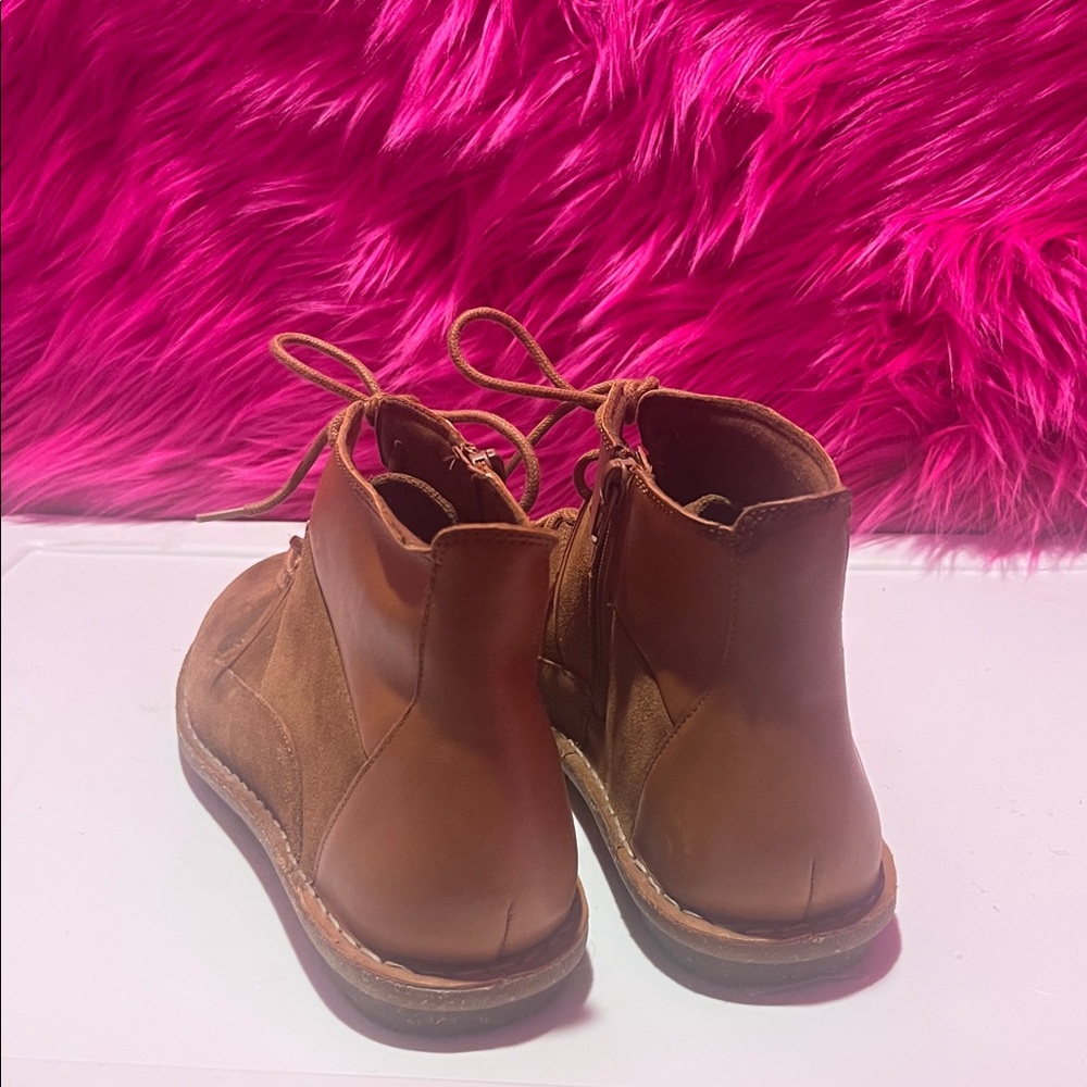 Brown Suede Women's Clark’s Boots - Picture 3 of 7